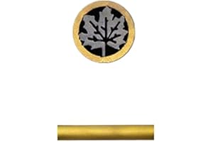 DANULAND Pernos de mosaico mango de cuchillo, cuchillos de caza sujetador pernos, clavo de tornillo de mosaico (5mm, Leaf)