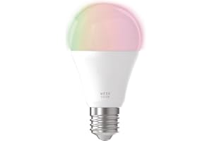 ‎EGLO EGLO connect LED E27 Lampe, Smart Home Glühbirne, 9 Watt (entspricht 60 Watt), 806 Lumen, E27 LED dimmbar, Farbtemperatur und RGB Farben einstellbar, LED Leuchtmittel A60, Ø 6 cm