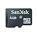 Price comparison product image Sandisk 4Gb Microsd Flash Memory Card + Sd Adapter