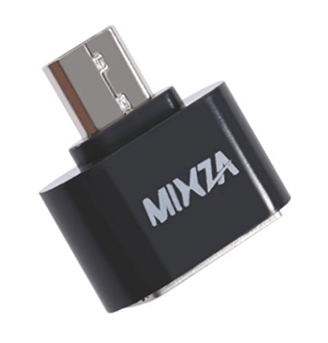 Micro USB Adapter, mixza Micro USB auf USB 2.0 Adapter – Micro USB männlich auf USB weiblich OTG adaptador- schwarz - 4