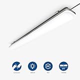 STROMSPAREND: Die LED feuchtraum leuchte verbraucht nur 24W, die LED deckenleuchte ist ein hervorragender ersatz für 180W glühlampen, die kellerlampe sparen über 86% Ihrer stromrechnung, die werkstattlampe ist sehr energieeffizient