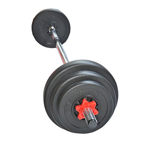 TrainHard Langhantel Set Aerobic Bodypump Pump Set Langhantelset Hantelset 20KG - 3