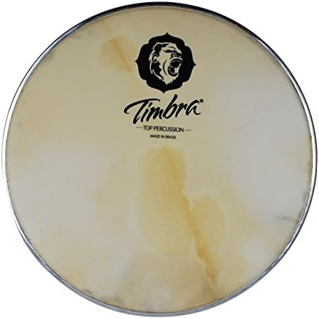 Timbra Top Percussion8934 Bass Drum Heads, 18" Natural Surdo Drum Head