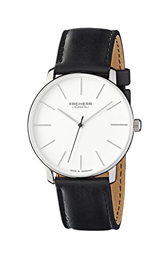 FREIHERR v. Burgstall Herren- und Damen-Armbanduhr Analog Quarz Leder Unisex, Modell: Frankfurt FREIHERR v. Burgstall Herren- und Damen-Armbanduhr Analog Quarz Leder Unisex, Modell: Frankfurt