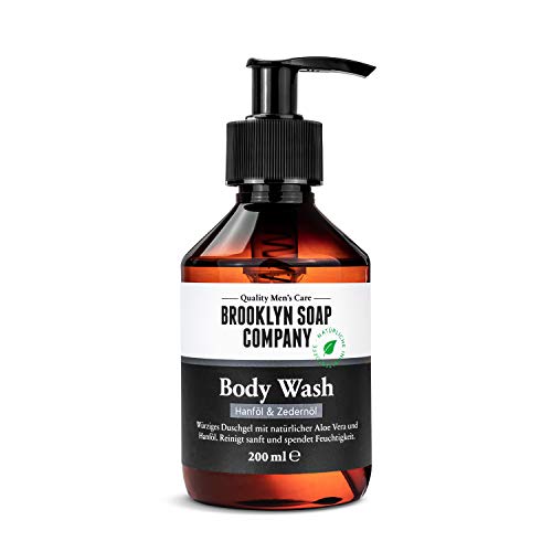 Brooklyn Soap Company Body Wash, 200ml · Duschgel für Männer, mit natürlichen Inhaltsstoffen