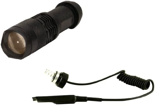 Hot Shot Tactical HSPRMINI 180 Lumens Predator Hunting with LED Red Light, Black