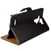Produktbild Roar Galaxy S4 Business Handy Leder Klapphülle, Bookcase Flip Tasche, Flipcase Lederhülle, Klapp Handyhülle, Klappcover mit Magnet für Samsung Galaxy S4, Schwarz