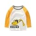 Produktbild Malloom® Kleinkind Kinder Bagger Jungen Langarm Patchwork Shirt Tops Outfits Kleidung (gelb, 100)