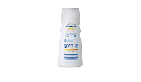 lacura extra sensitive sun lotion 50