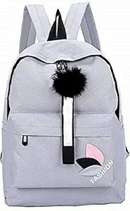 Diving Deep Classical Backpack for Women Nylon Child School Bag Special Use for Picnic (White)