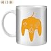 Produktbild STUFF4 Tee/Kaffee Becher 350ml/Orange/N64/Weißkeramik/ST10