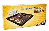Backgammon aus Holz oder Dame Brettspiel mit würfel ca. 43 cm x 44 cm - 3