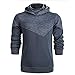 Produktbild Mymyguoe Männer Sweatshirt Faux Cashmere Mask Splicing Pullover Langarm Kapuzenpulli Top Bluse Freizeitjacke einfarbig Oberbekleidung Kapuzenpullover Kapuzenjacke Winterjacke Kapuzenshirt mit Kapuze