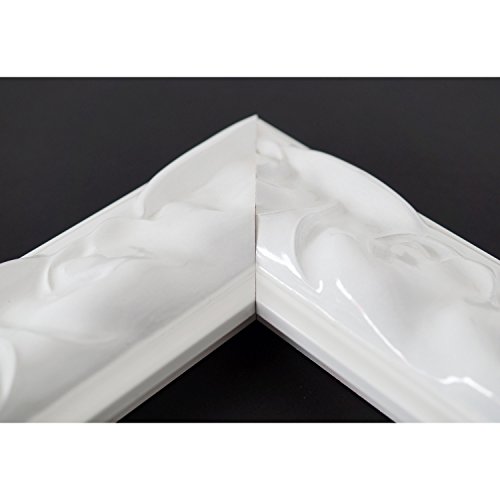 Spiegel Wandspiegel Badspiegel – Sylt 5,7 – Weiß Lack – 200 Größen zur Auswahl – handgefertigt – DIN A1 (59,4 x 84,1 cm) – AM – Modern, Barock, Antik, Vintage - 4