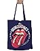 Produktbild The Rolling Stones Einkaufstasche 50th Anniversary Band Logo Nue offiziell Blau