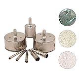 【Wide Application】Great for making your own glass crafts and projects, wine bottles, glass block, sea glass, tile, porcelain, ceramic, China, granite and more. Not for use on concrete or depths beyond 1/2"