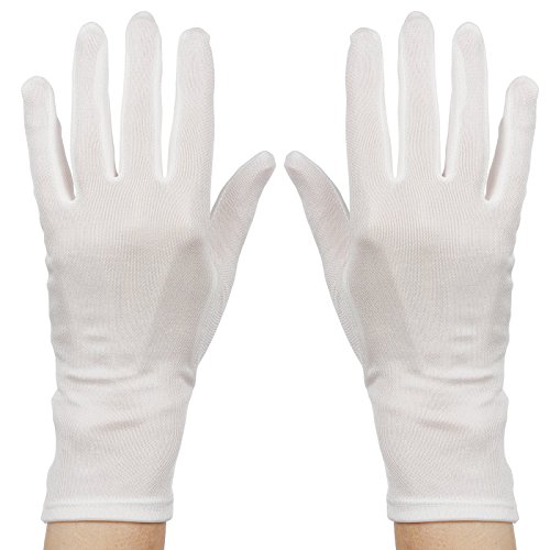 Membrane Feuchtigkeitsspendende Handschuhe für Erwachsene aus weißer Seide Ekzem-Handpflege - 6