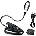 Rechargeable Book Light Amir 4 LED Reading Light Reading Lamp with Clip On 2 Brightness Settings Bundle Lightweight with USB Cable AC Charger for Kindle Bed and Music Stand Black RS.2864.00