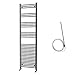 Produktbild HB Essentials Zena chrom gerade Leiter Handtuchhalter, beheizbar 1800 mm x 500 mm elektrisch nur – non-thermostatic