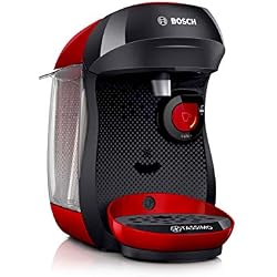 Bosch Electroménager TASSIMO Happy TAS1003 Machine à boissons chaudes, 1400 W, 0.7 litre, Rouge/Noir