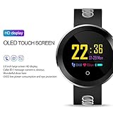 Lorenlli 0,95 Zoll OLED Bluetooth smart Watch ip68 Wasserdichte q8 pro männer Damen pulsmesser Fitness Tracker smartwatch