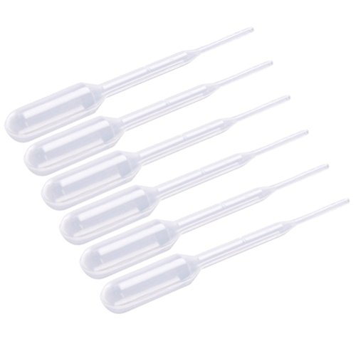 NUOLUX 200pcs Kapazität Einweg plastische Pipetten absolvierte übertragen Pipetten Tropfer 0,2 ml