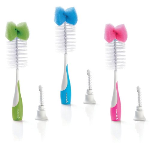 MUNCHKIN - Bottle And Nipple Brush 2 in 1 - Differents colours !!!