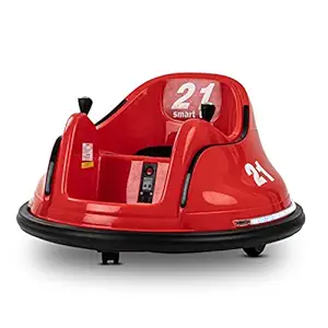 Baybee Rapid Battery Operated Bumper Car for Kids, Ride-on Kids Car with 360 Spin, Dual Joystick & Led Light| Kids Baby Car |Electric Big Battery Car for Kids to Drive 3 to 8 Years Boys Girls (Red II)