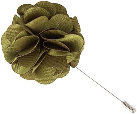 Mr Icone Lapel Pin Lapel Buttons Wedding Buttons with Flower Green