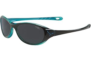 CÉBÉ Cebe Unisex Child CBGECKO8 Gecko Sunglass - Shiny Black Blue, 5-7 Years