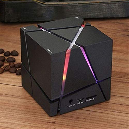 Preisvergleich Produktbild Tragbare Lautsprecher Drahtloser Bluetooth-Lautsprecher Mit Mikrofon LED-Blinklicht Subwoofer Bluetooth-Säule HiFi Surround Sound Freisprecheinrichtung (Color : 6)