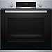 Produktbild Bosch HBA533BS0 Backofen (Elektro/Einbau) / 59,4 cm / Vollglas-Innentür