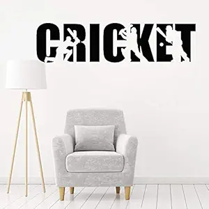 Gadgets Wrap Cricket Vinyl Wall Decal Sport Art Boy Bedroom Decor Sticker