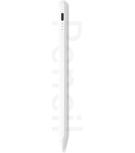 Penna Per IPad Compatibile 2018-2025, Con Display LED, Ricarica USB-C, Sensibilità Inclinazione, Anti-palmo E Attacco Magnetico – Per IPad Pro/Air/Mini E Generazioni 6-11