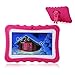 Produktbild TEEPAO Tablet, Touchscreen, für Kinder, Tablet, 7 Zoll, WiFi, Android 4.4, IPS HD 1024 x 600, Silikon Schutzhülle für Stand, Tablet mit Kamera rot/rosa