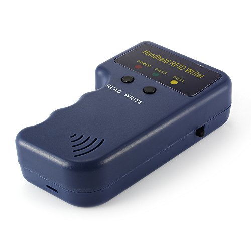 XCSOURCE® Handheld 125KHz RFID Kopierer/Verfasser/Leser/Duplicator + 5Stk beschreibbare Umbauten Keyfobs + 5Stk Karten HS818 - 4