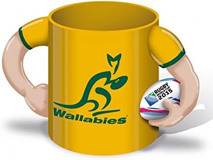 2015 Rugby World Cup Player Ceramic Mug Australia Wallabies