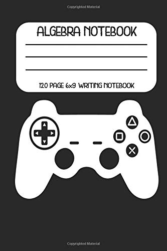 Preisvergleich Produktbild Algebra Notebook 120 Page 6x9 Writing Notebook: Writing Prompt For Kids