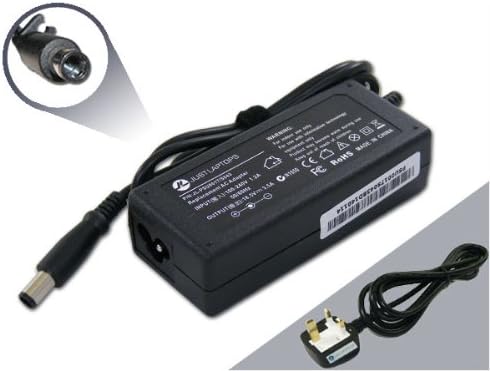 Just Laptops HP ProBook 430 G1 E9Y88EA#ABU (18.5v 3.5a 65W SMART Black-Tip) Compatible Power Supply Charger Adapter with Power Cord and 1-Yr Warranty