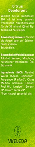 Weleda Citrus Deodorant Nachfüllpack, 200 ml - 4
