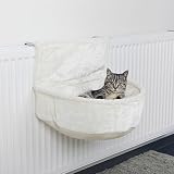 FamilyZoo | Kuschelsack für Heizkörper | Plüsch | Weiß | 45×13×33 cm