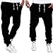 Produktbild Herren Sporthose Hevoiok Laufen Hosen Fashion Freizeit Men Kleidung Casual Elastisches Fitnesstraining Hose Jogginghose Trousers mit Tunnelzug (Schwarzer, 3XL)