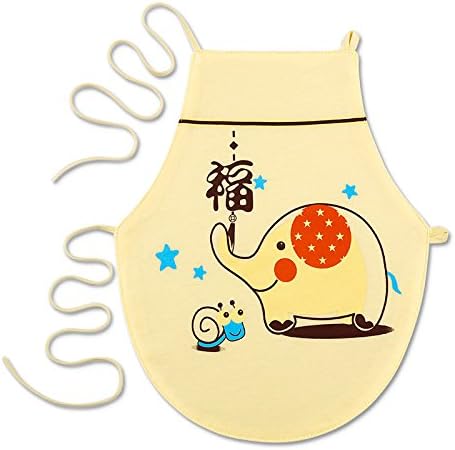 DHJDFNKK Male baby female baby general care belly apron baby baby cotton summer thin section,yellow,large