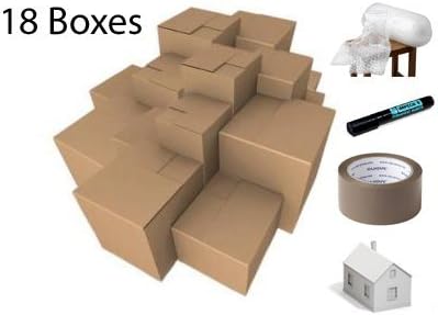 1 Bed Moving Kit (cardboard boxes &amp; packing materials for removal &amp; storage)