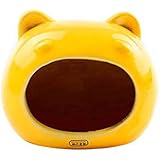 Keramik Cartoon Hamster Habitat (große Größe, 12x9.5 x 9,5 cm)-Zufällige Farbe