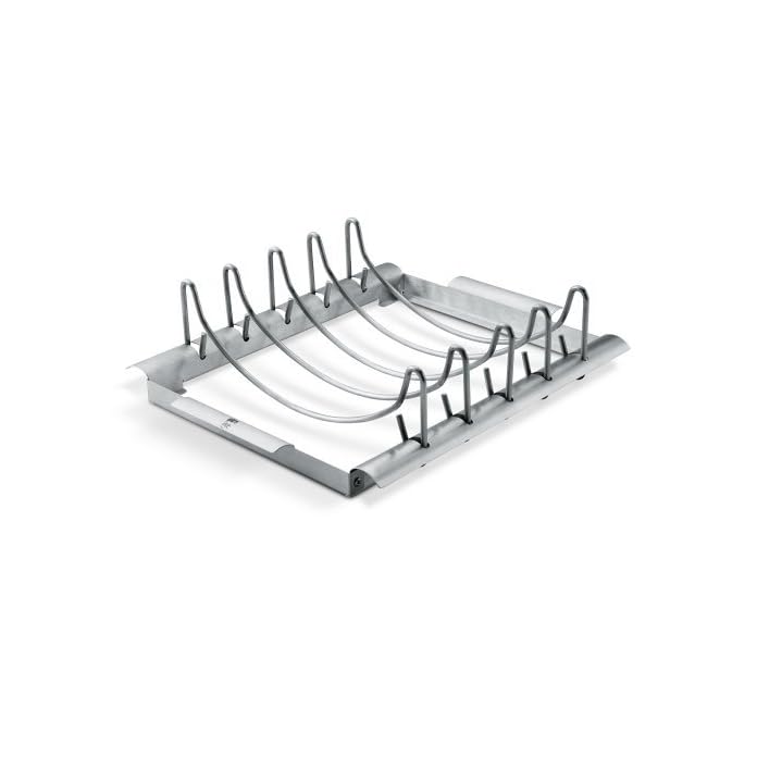 Weber 6727 Style Barbecue Grilling Rack Sparerib Halter