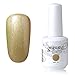 Elite99 Gelpolish Soak Off UV LED Gel Nail Polish Lacquer 15ml Pearl Gold (1553)