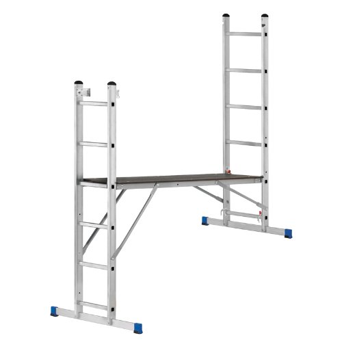 pro-bau-tec Aluminium Arbeitsgerüst und Leiterkombination, 10030 - 2