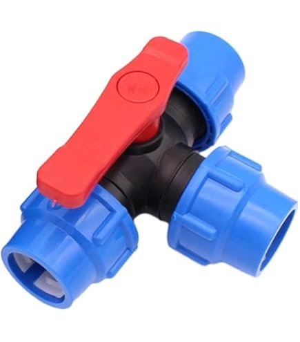 Valvola A Sfera Per Tubo HDPE 20mm - Arresto Rapido, Ideale Per Irrigazione - Foto 13