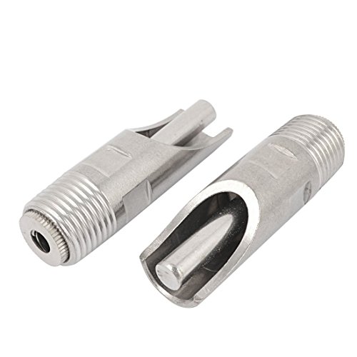 Sourcingmap-Pet-Pig-Screw-Connecting-Drinking-Valve-Nipple-Silver-Tone-2-Piece